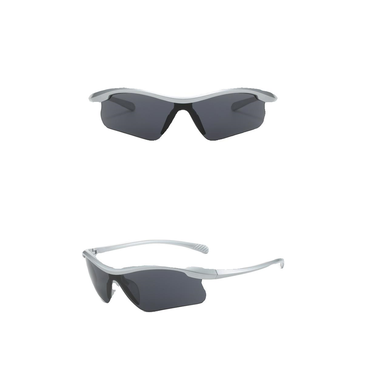 Outdoor Sportseering Skifahren Einteilige Silberbrille Winddichte Sonnenbrille Für Männer Und Frauen Trendy Cool Running_voghion.com