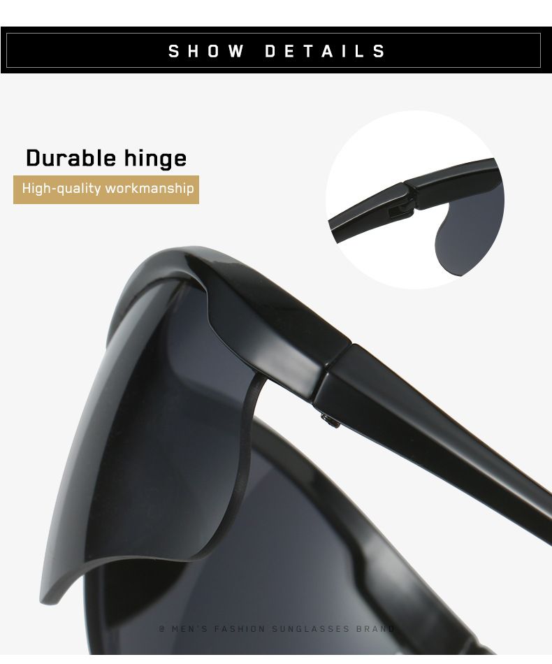 Windproof Skiing Goggles One-piece Silver Sports Sunglasses Trendy_voghion.com