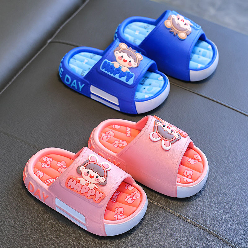 Children's Crocs Boys Summer Cartoon Outerwear Sandals Kids Baby Non-Slip Children's Slippers