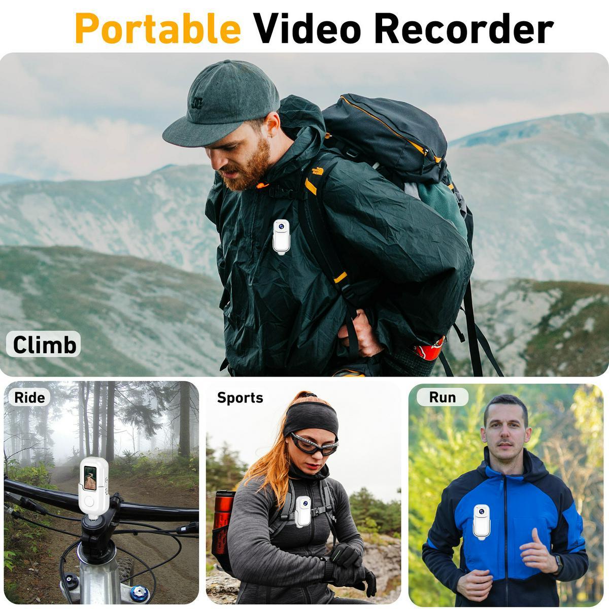 New HD L11-1080P Ultra-Clear Outdoor Portable Sports Camera Conference Recorder_voghion.com