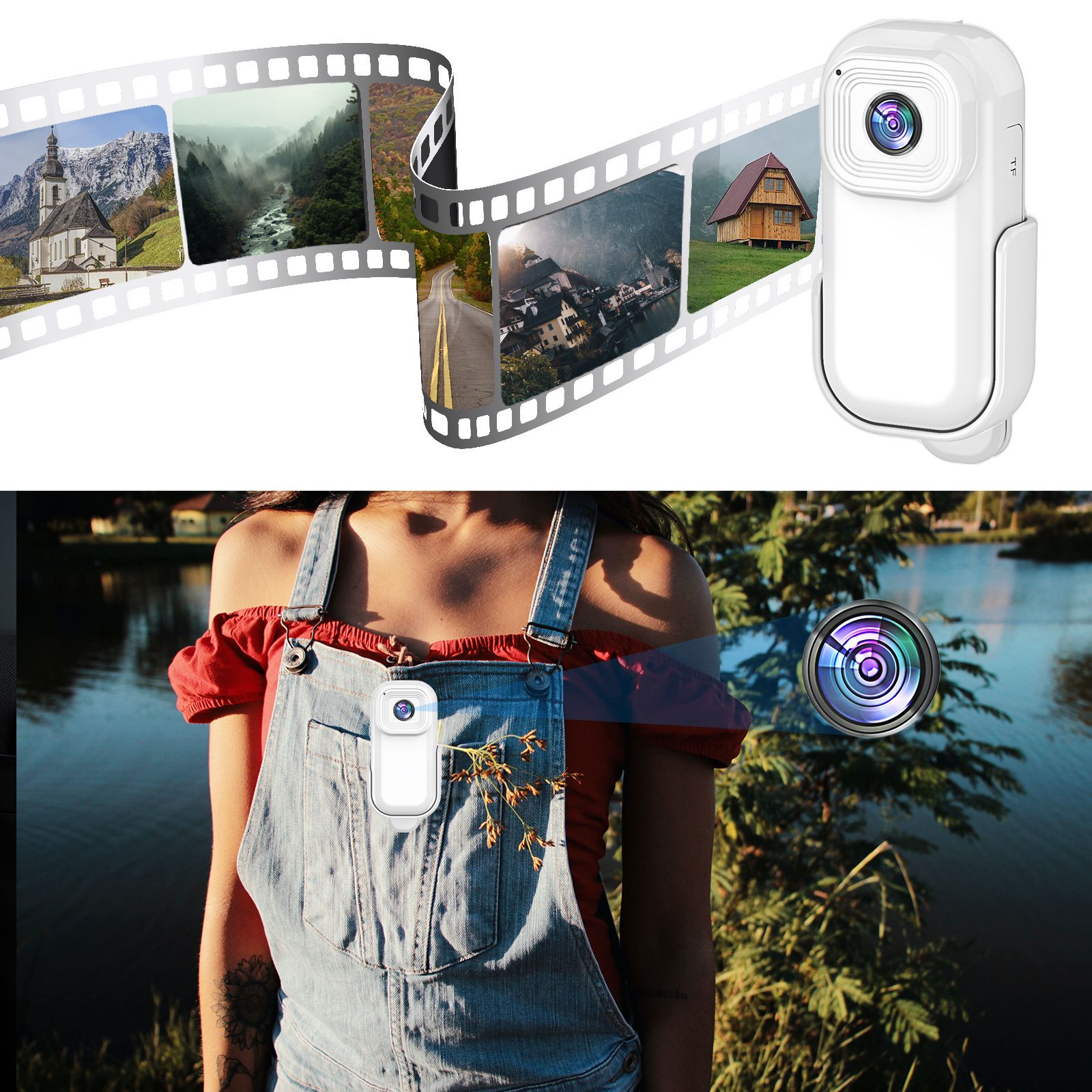Nuovo registratore per conferenze con telecamera sportiva portatile ultra-nitida HD L11-1080P per esterni_voghion.com
