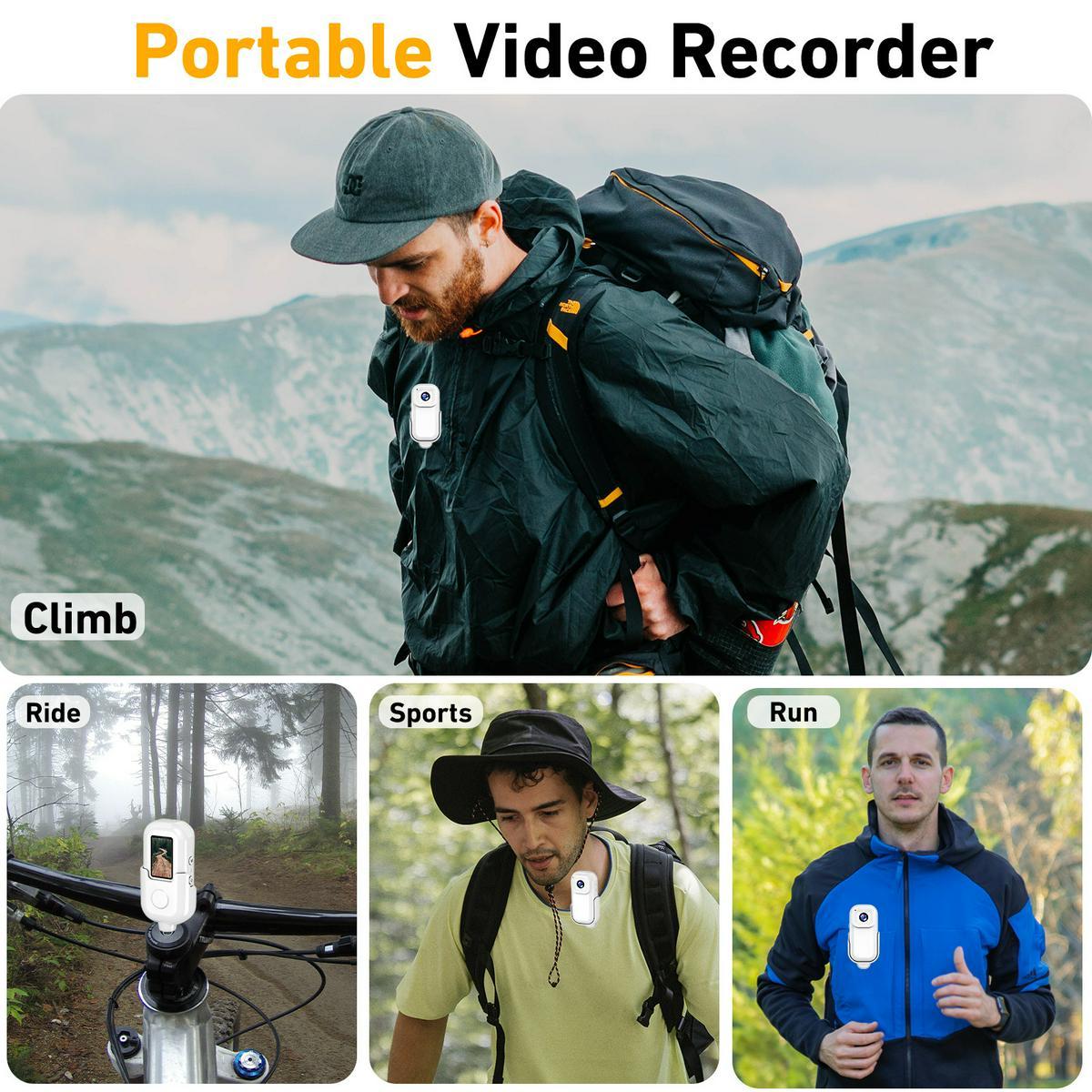 New HD L11-1080P Ultra-Clear Outdoor Portable Sports Camera Conference Recorder_voghion.com