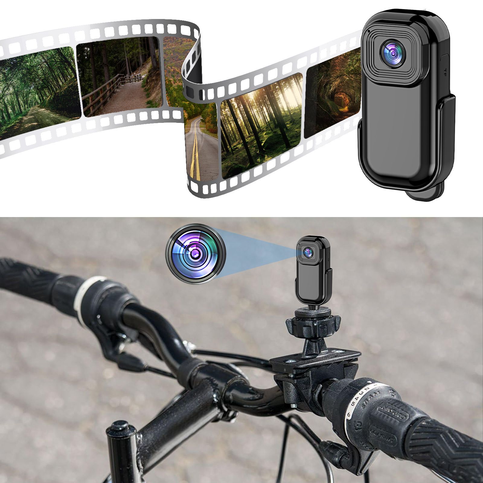 Nuovo registratore per conferenze con telecamera sportiva portatile ultra-nitida HD L11-1080P per esterni_voghion.com