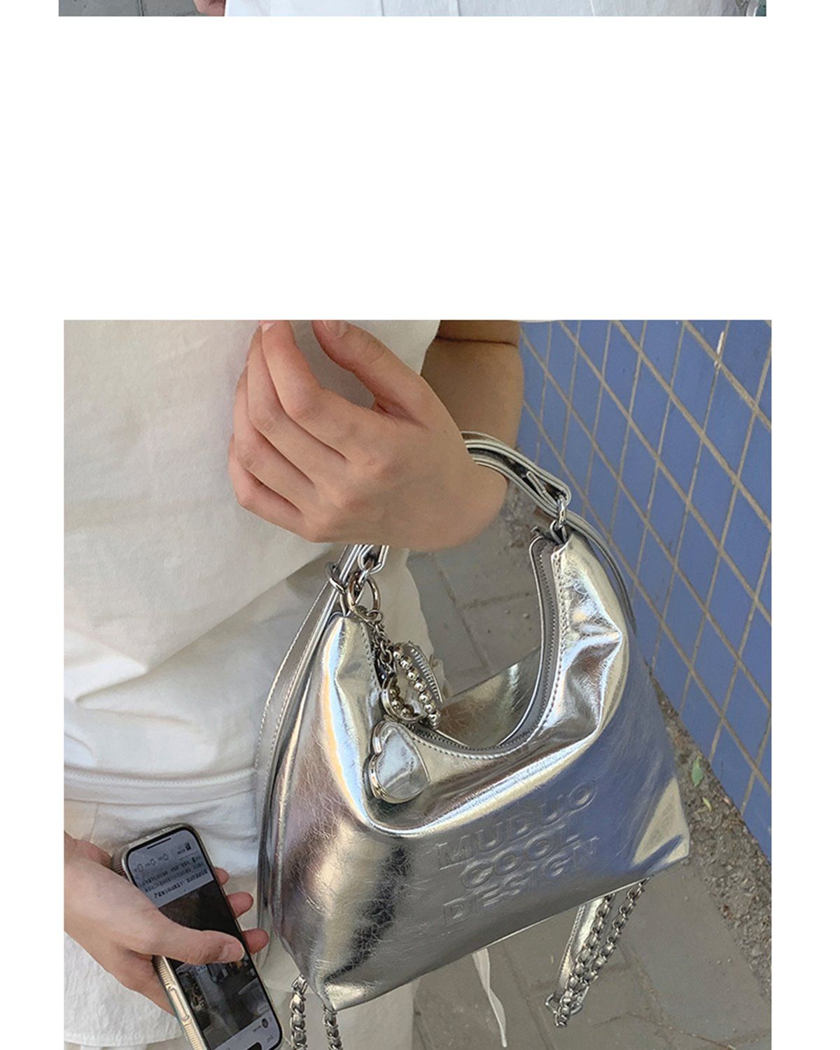 Studentin, Freizeit, Damen, 2024, neue trendige Sommerbrief-Einkaufstasche, tragbarer Rucksack mit großer Kapazität_voghion.com