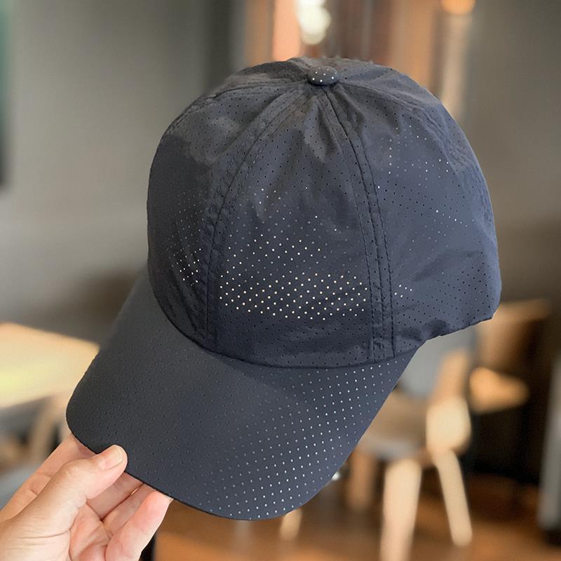 New Solid Color Protection Quick-Dry Men, Summer Breathable Mesh Thin Sun Hat For Outdoor Travel And Fishing_voghion.com