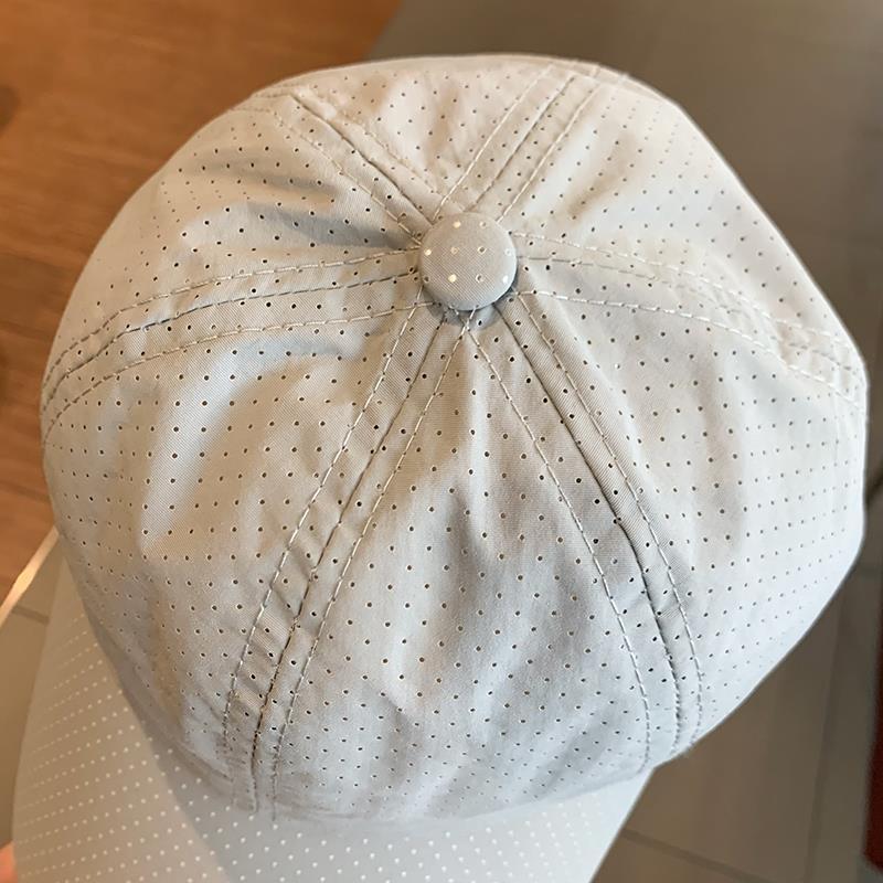 New Solid Color Protection Quick-Dry Men, Summer Breathable Mesh Thin Sun Hat For Outdoor Travel And Fishing_voghion.com