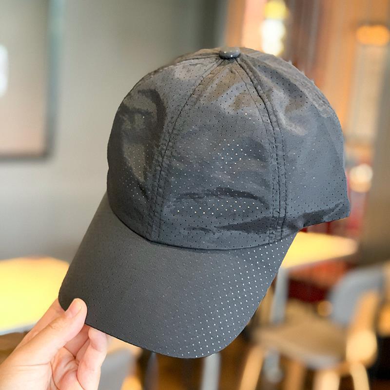 New Solid Color Protection Quick-Dry Men, Summer Breathable Mesh Thin Sun Hat For Outdoor Travel And Fishing_voghion.com