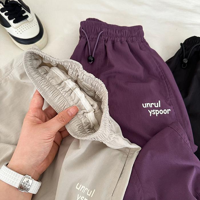 Pentru copii, culoare solidă, rezistente la țânțari, băieți și fete, vara, cu șnur legat pe picioare, respirabil și elegant pentru bebeluși._voghion.com