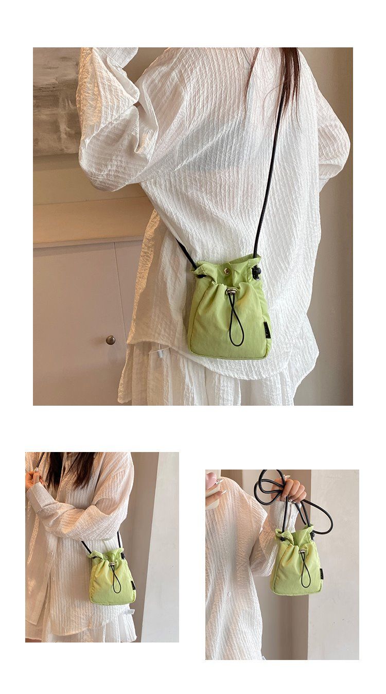Sac à bandoulière pour femme, sac à bandoulière Oxford à la mode, mini sac de marche pour téléphone, sac en tissu, été 2024_voghion.com