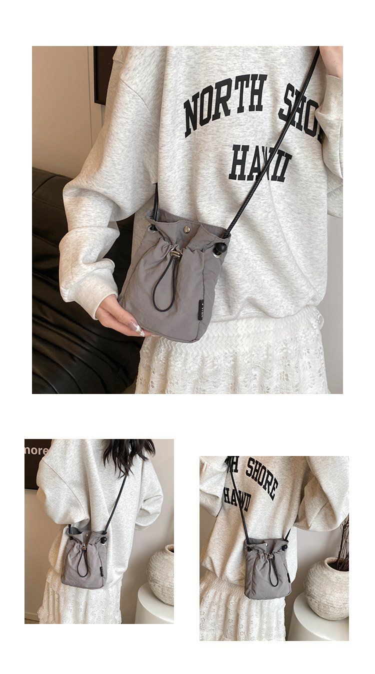Sac à bandoulière pour femme, sac à bandoulière Oxford à la mode, mini sac de marche pour téléphone, sac en tissu, été 2024_voghion.com
