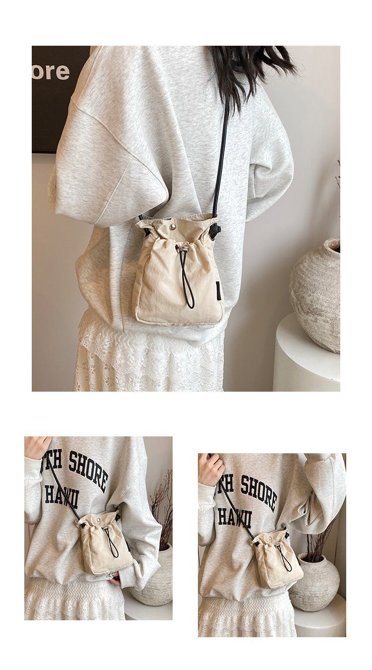 Sac à bandoulière pour femme, sac à bandoulière Oxford à la mode, mini sac de marche pour téléphone, sac en tissu, été 2024_voghion.com