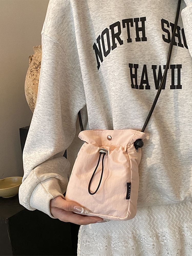 Sac à bandoulière pour femme, sac à bandoulière Oxford à la mode, mini sac de marche pour téléphone, sac en tissu, été 2024_voghion.com