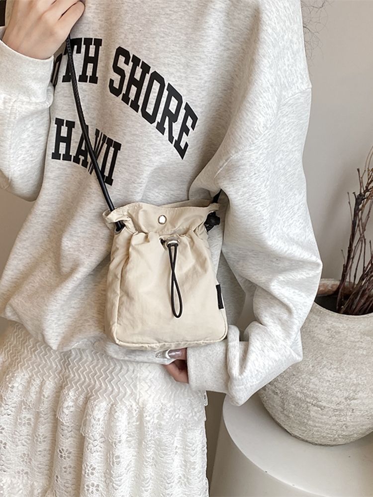 Sac à bandoulière pour femme, sac à bandoulière Oxford à la mode, mini sac de marche pour téléphone, sac en tissu, été 2024_voghion.com