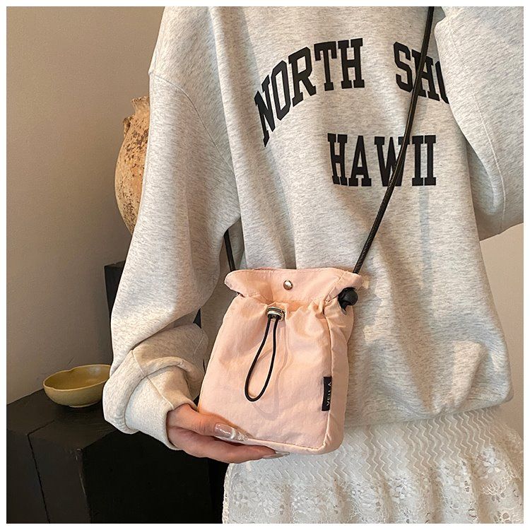 Sac à bandoulière pour femme, sac à bandoulière Oxford à la mode, mini sac de marche pour téléphone, sac en tissu, été 2024_voghion.com