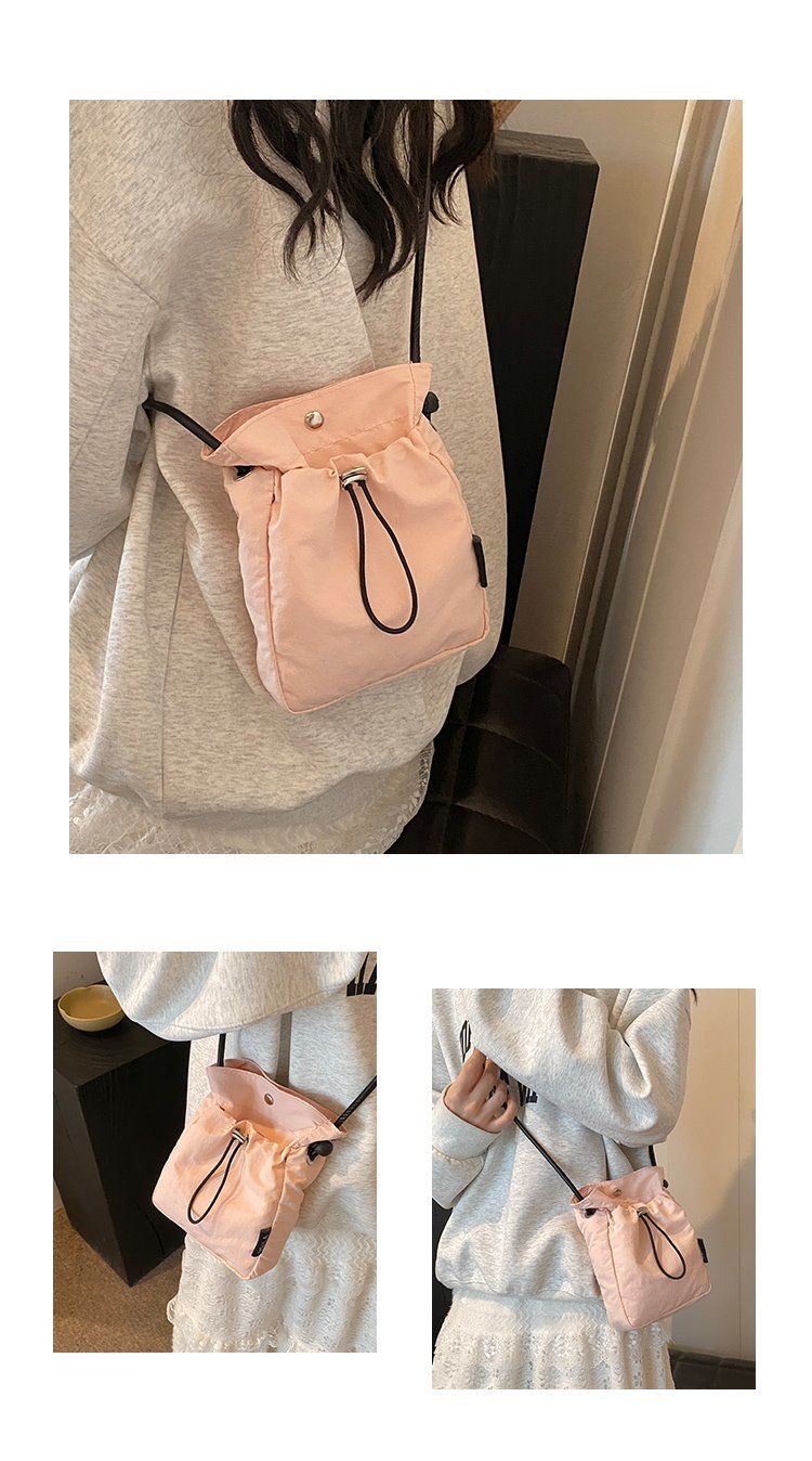 Sac à bandoulière pour femme, sac à bandoulière Oxford à la mode, mini sac de marche pour téléphone, sac en tissu, été 2024_voghion.com