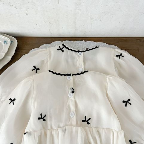 Vestido de princesa em tule para bebé menina roupa outono_voghion.com