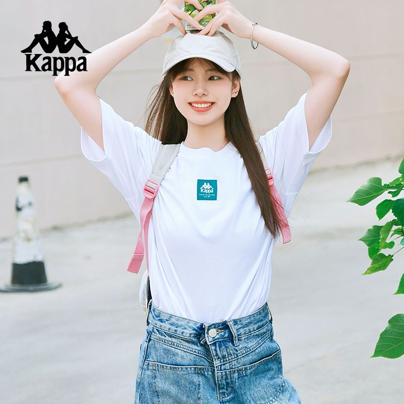 Kappa卡帕背靠背运动短袖t恤男2026新款夏季休闲纯棉透气半袖上衣