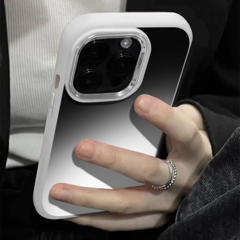 Einfache schwarz-weiße 12 Promax-Telefonhülle 11 Fun iPhone 14/15 Plus Creative 13/x Set 8p_voghion.com