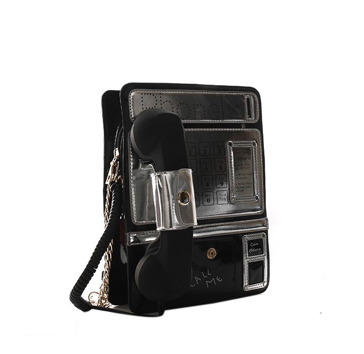 Borsa a tracolla creativa a forma di telefono per donna quirky_voghion.com