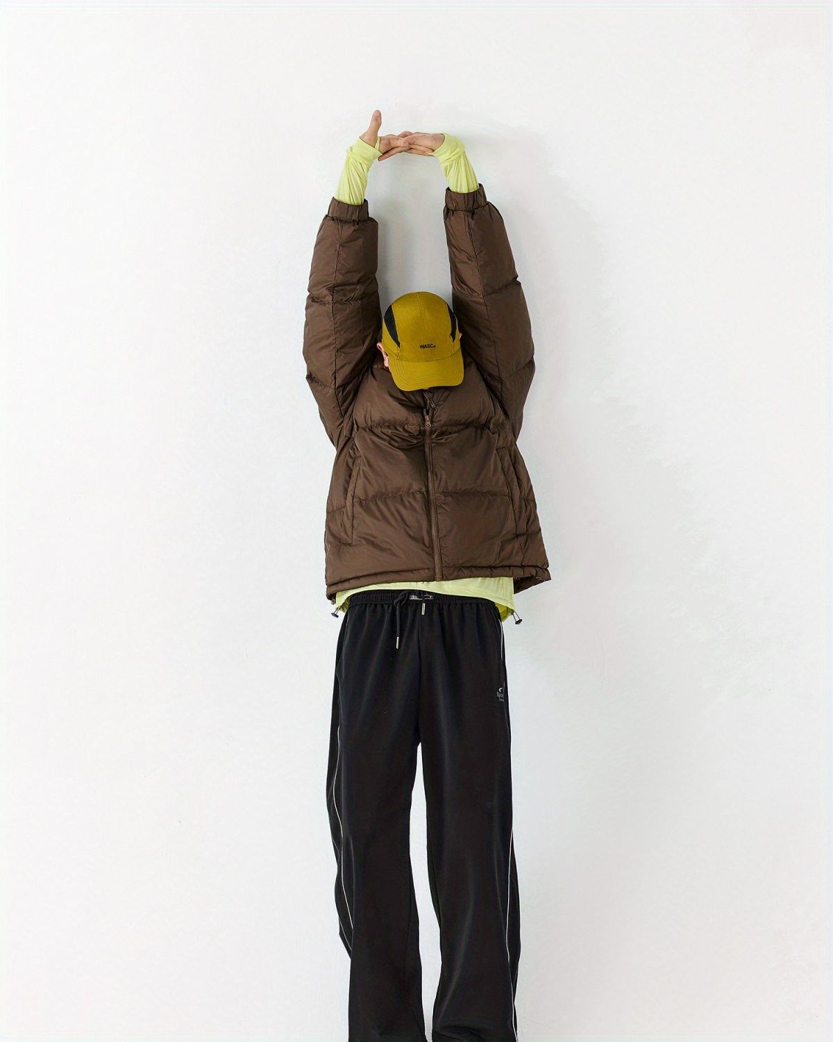 OWOX Kapuzenjacke mit abnehmbarer Kapuze, Color-Block, 90 Weiß, Enten-Paar-Daunenjacke, Wintermantel für Damen, kältebeständig, warm und dick gefüttert_voghion.com