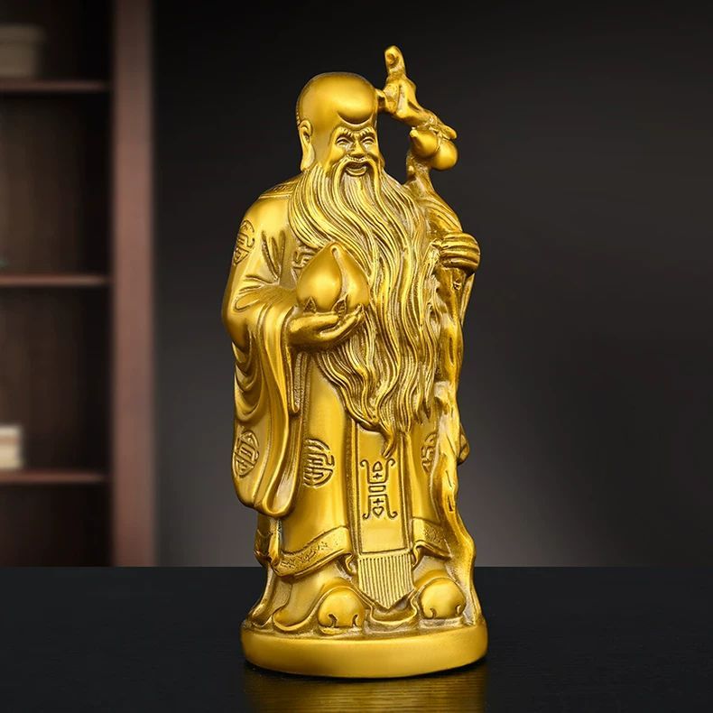 Three Longevity Gods Deity Statue