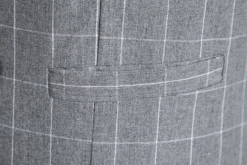 Men's Plaid British Slim Best Man Double-breasted Vest Men's Gentleman Suit Work Vintage Vest_voghion.com