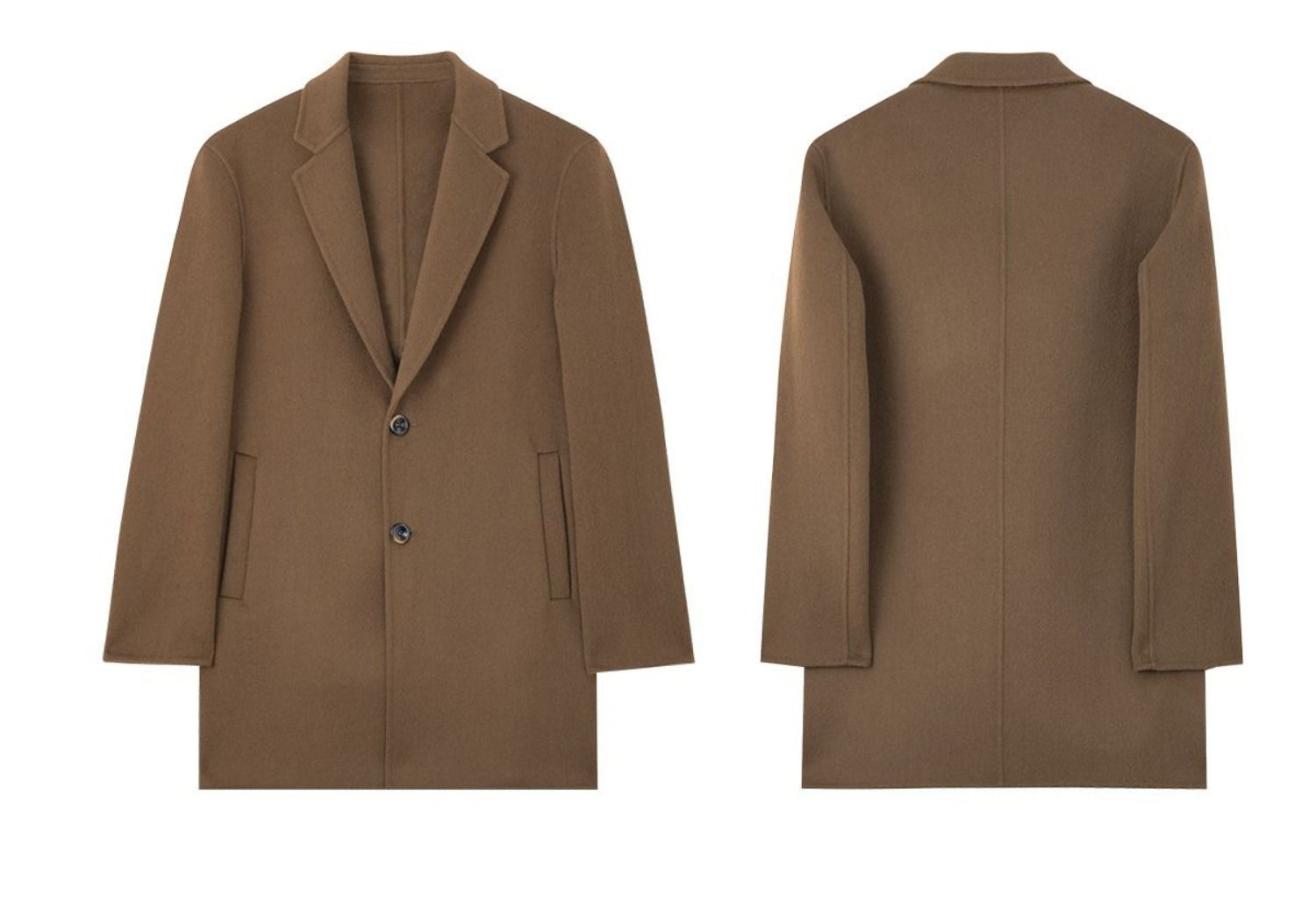MindBridge winter Woollen cloth Windbreaker man tailored collar Wool loose coat 24 The new tailored collar wool overcoat