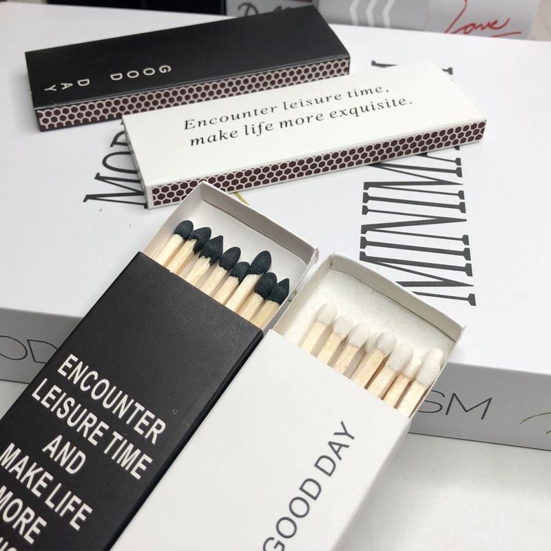 Five-Pack Extended Scented Candles, Ins Style Old-Fashioned Matches For Birthday Lighting_voghion.com