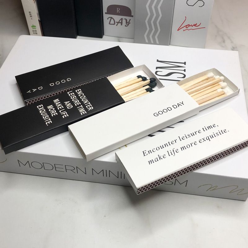 Five-Pack Extended Scented Candles, Ins Style Old-Fashioned Matches For Birthday Lighting_voghion.com