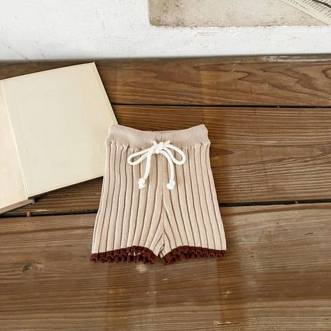 Komplet sweter i szorty dla niemowląt w stylu casual_voghion.com
