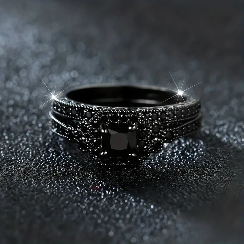 Anello di design per donna con zirconi stile vintage francese_voghion.com