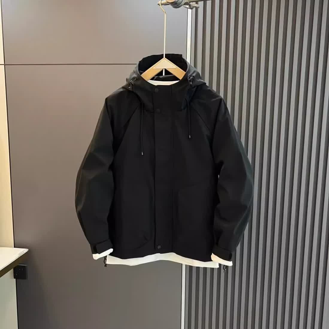 vintage美式棒球服外套男秋冬痞帅高级感夹克潮牌百搭褂子冲锋衣