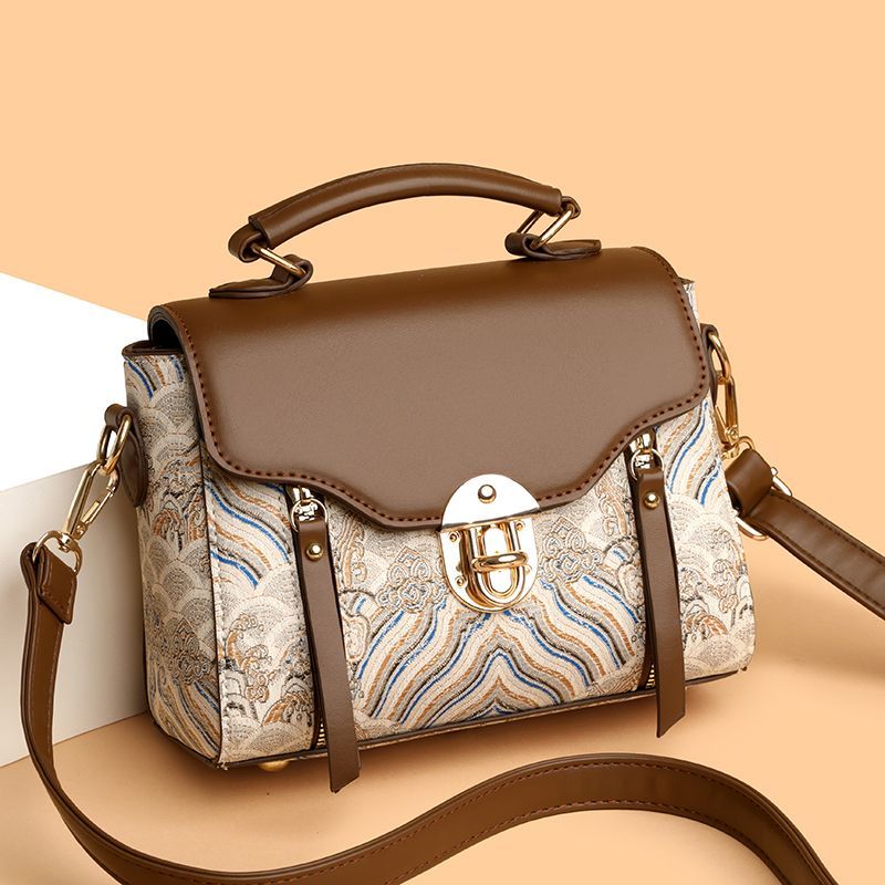 High-end Women's Bag, Spring/summer Fashion Handbag With Lock Clasp, Stylish Versatile Small Square_voghion.com