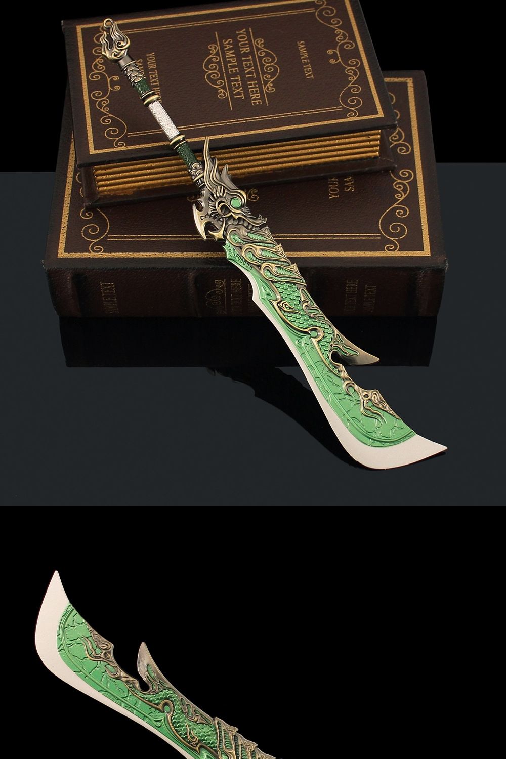 Naraka bladepoint drage brede sværd model metallegering våben_voghion.com