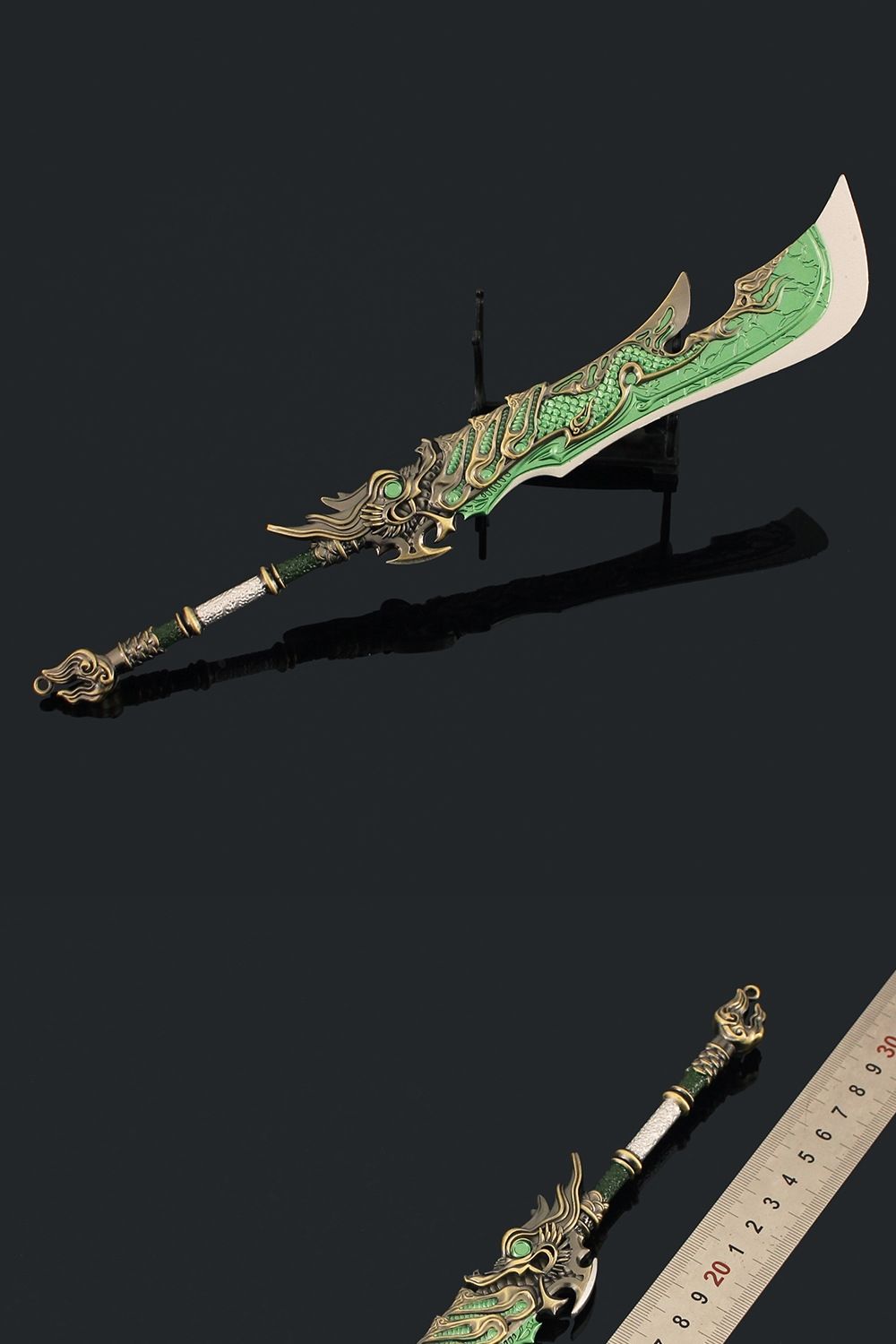 Naraka bladepoint drage brede sværd model metallegering våben_voghion.com