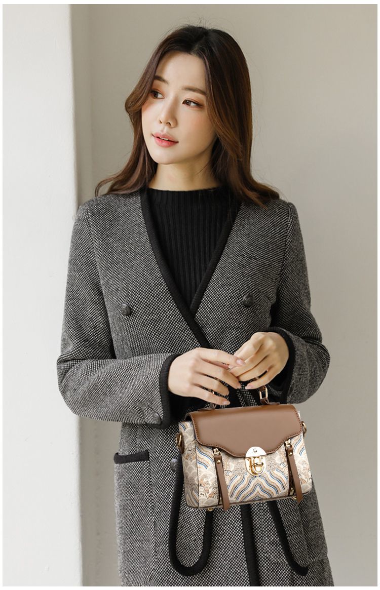 High-end Women's Bag, Spring/summer Fashion Handbag With Lock Clasp, Stylish Versatile Small Square_voghion.com