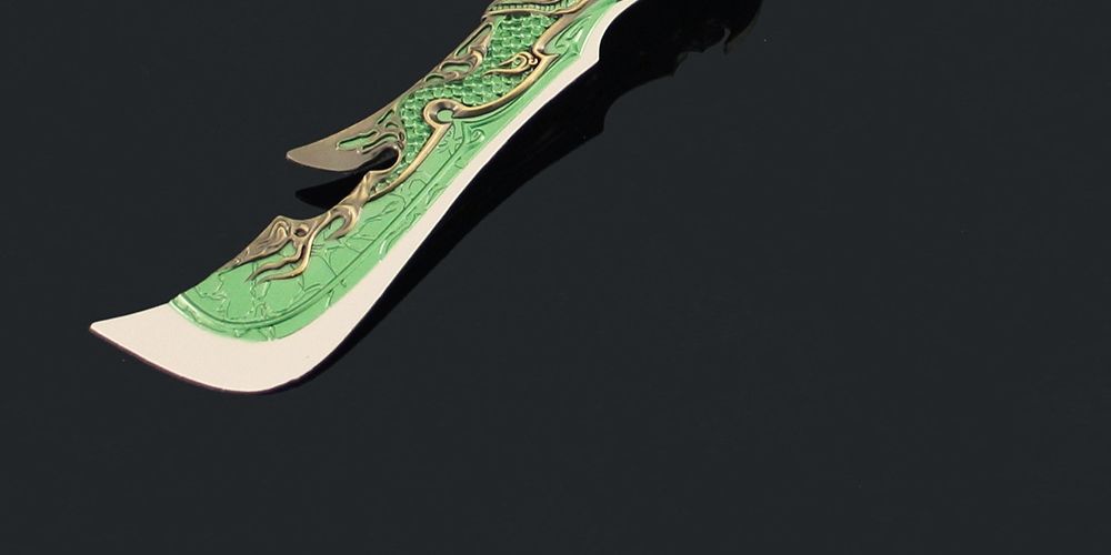 Naraka bladepoint drage brede sværd model metallegering våben_voghion.com