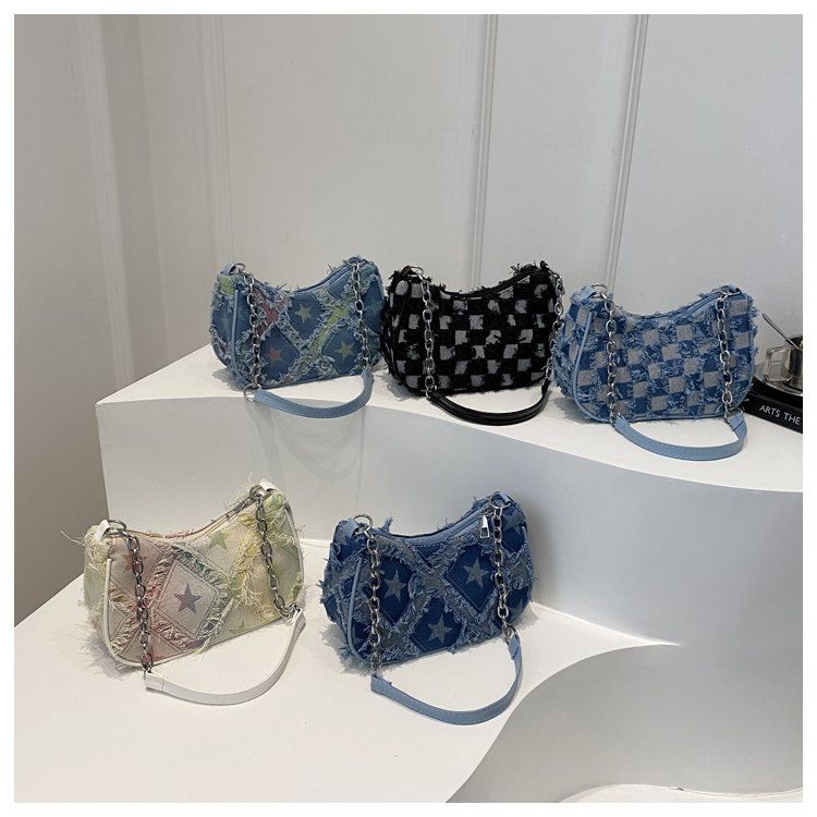Bolsa hobo acolchoada estilo coreano minimalista moda mulher_voghion.com