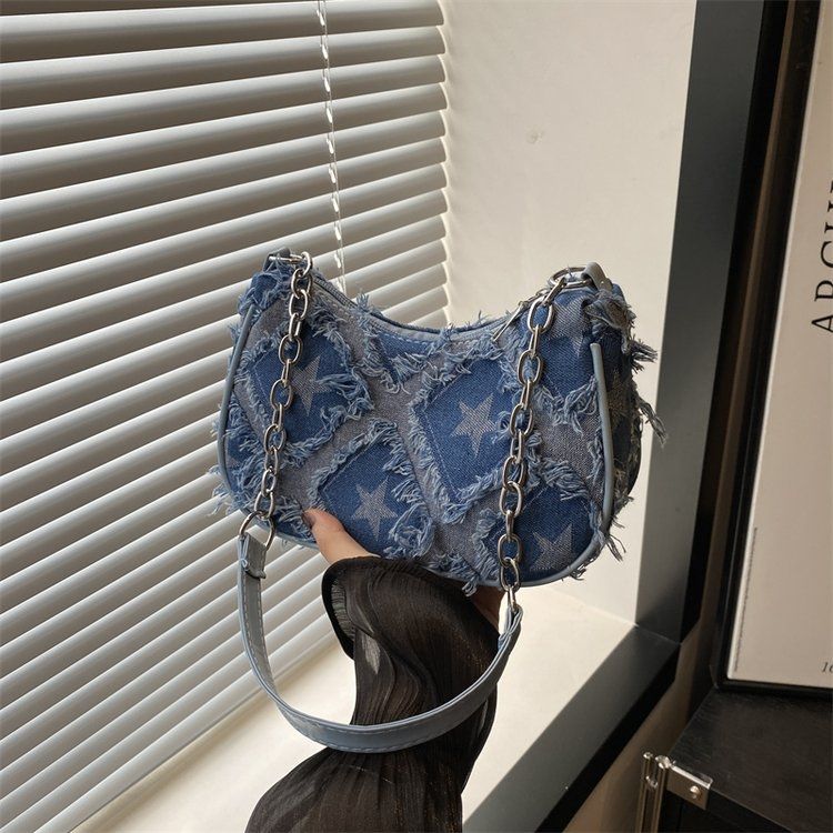 Bolsa hobo acolchoada estilo coreano minimalista moda mulher_voghion.com