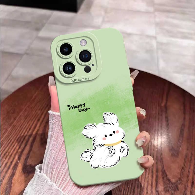 Scrappy Puppy compatibile con Samsung Ultra Phone S24 Plus S23/S22 Custodia morbida S21 Nuovo modello_voghion.com