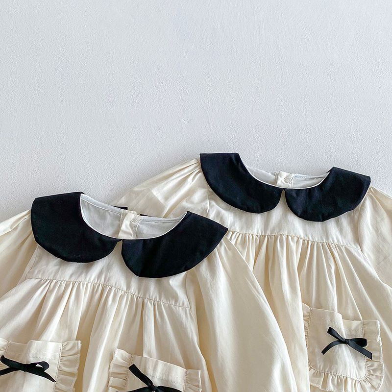 Baby Mädchen Langarmkleid Süßes Prinzessin Herbst Freizeitkleid_voghion.com