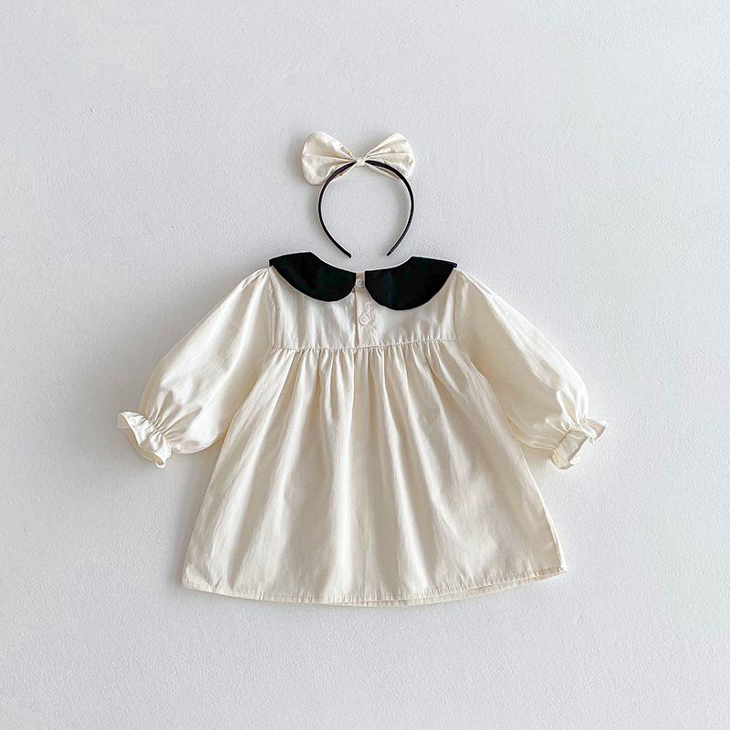 Baby Mädchen Langarmkleid Süßes Prinzessin Herbst Freizeitkleid_voghion.com