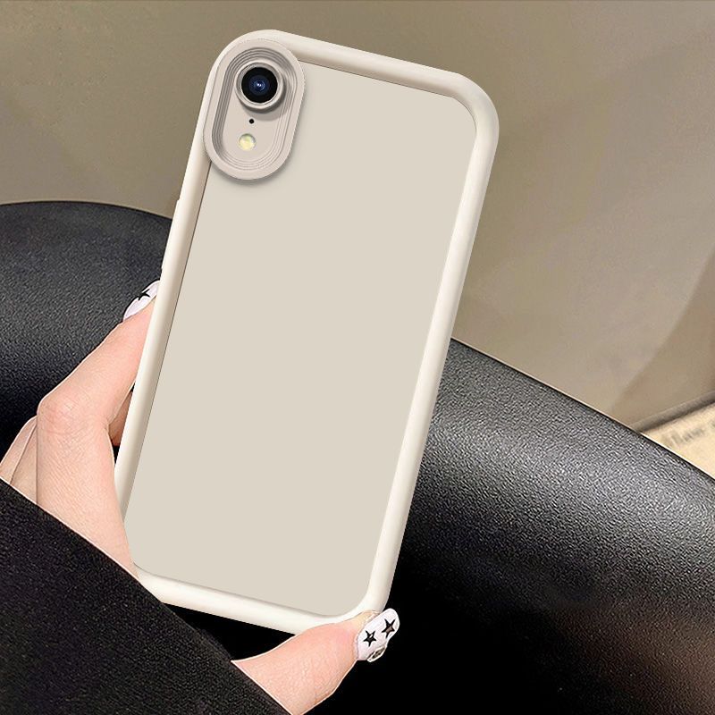 苹果XR手机壳iPhoneXR硅胶纯色全包阶梯防摔高级简约创意软壳男 图 3