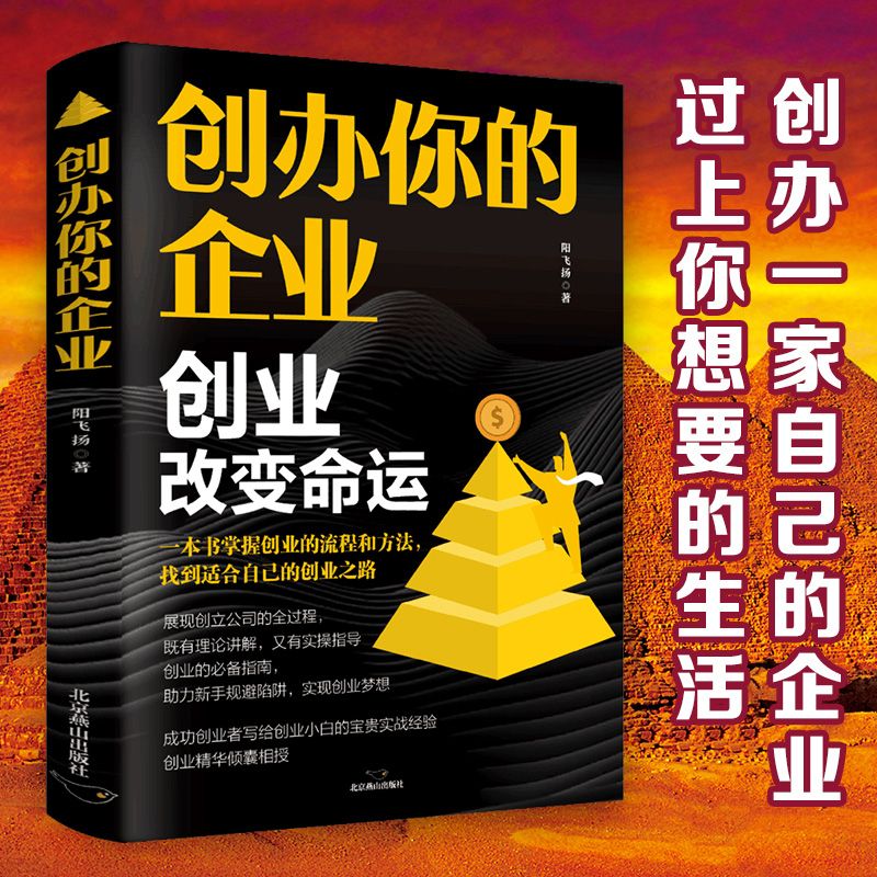 创办你的企业 经管励志策略管理创业流程与方法理论讲解实操指导