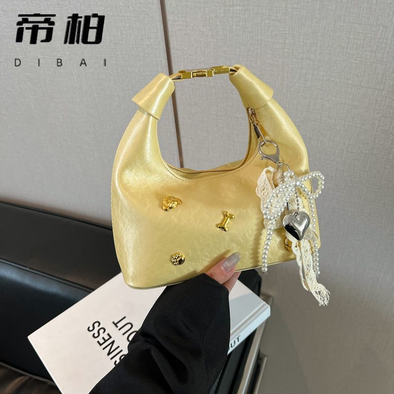 帝柏高级感手拎包包女款2025新款潮流行时尚小众单肩包通勤斜挎包