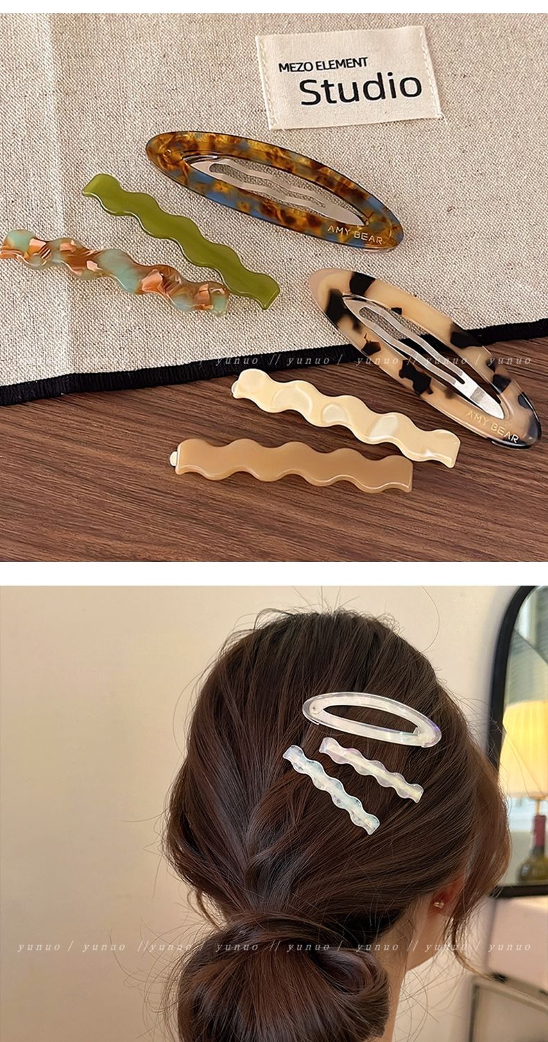 Set 3 fermagli per capelli donna in acetato per frangia_voghion.com