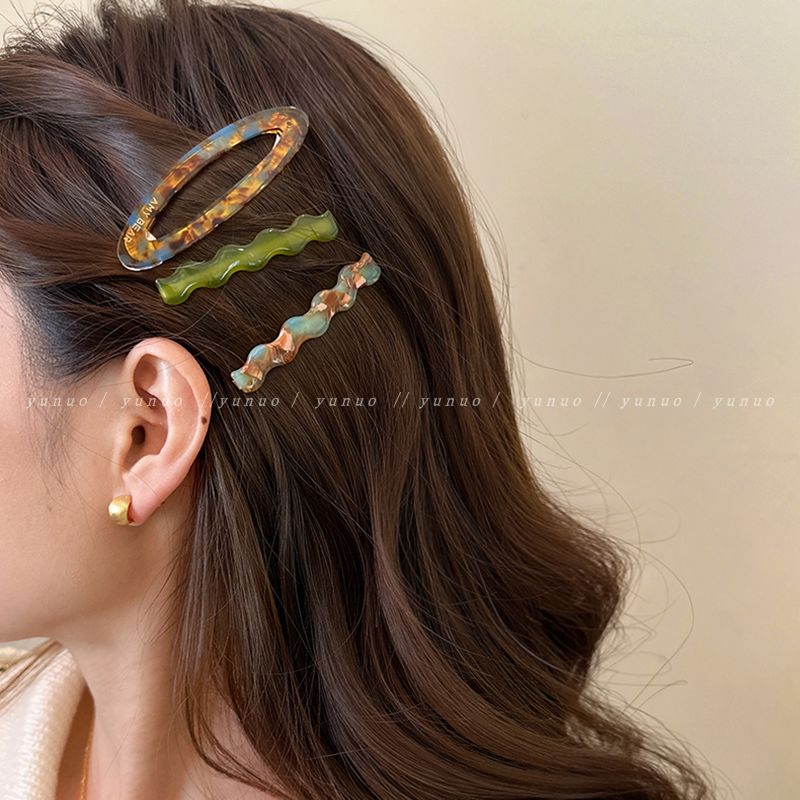 Set 3 fermagli per capelli donna in acetato per frangia_voghion.com