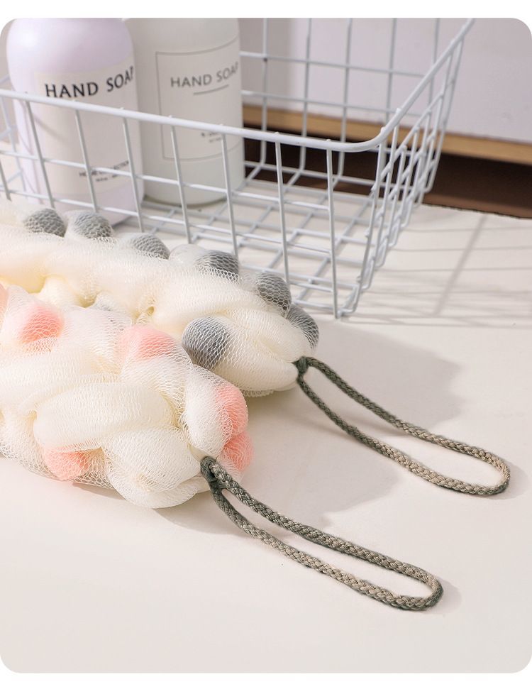 强力搓泥神器麻花搓澡巾去角质沐浴球去死皮搓背巾洗澡神器浴花球