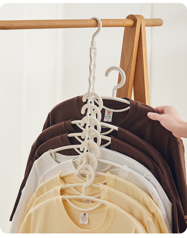 免打孔竖排晾衣架 加厚防滑衣橱旋转挂钩 服装店展示架阳台晾晒架