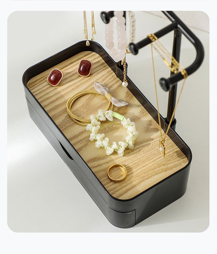 双层首饰收纳挂架多功能珠宝首饰架手链项链耳环发饰展示架家用